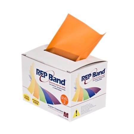 Rep Band 100 Yard Latex Free Twin-Pak, Orange - Level 2 4292